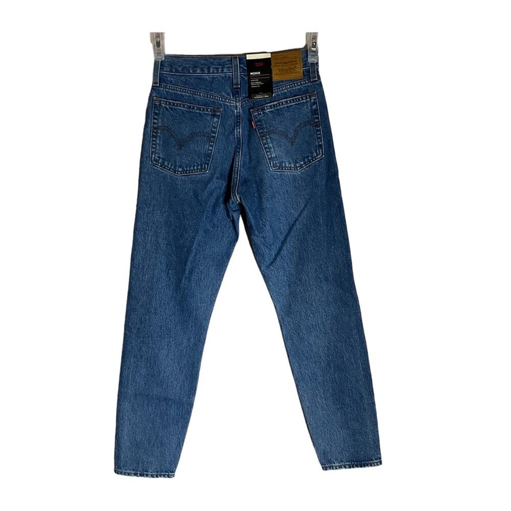 Levis Wedgie Straight Ripped Knee Jeans sz 25 - Picture 2 of 11